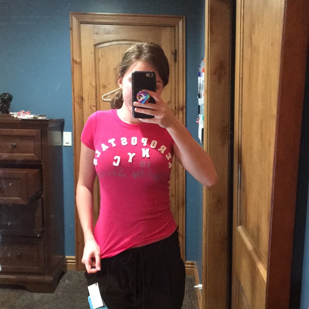 Pink Aeropostale New York City shirt